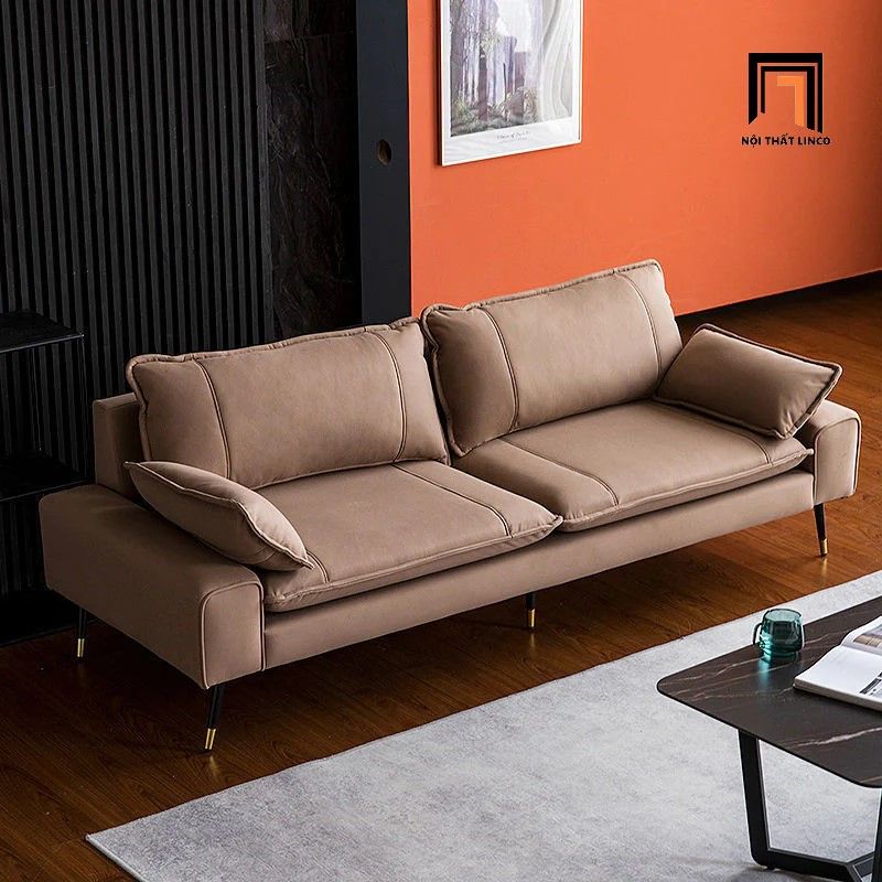 Ghế sofa văng hiện đại BT153 Faux 2m2 cho chung cư hiện đại