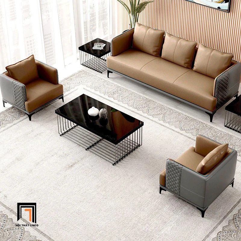 Bộ ghế sofa văn phòng làm việc KT73 Chieti da công nghiệp