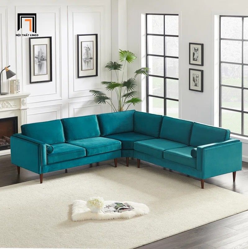 Bộ ghế sofa góc L 2m4 x 2m4 GT240 Granville phòng khách lớn