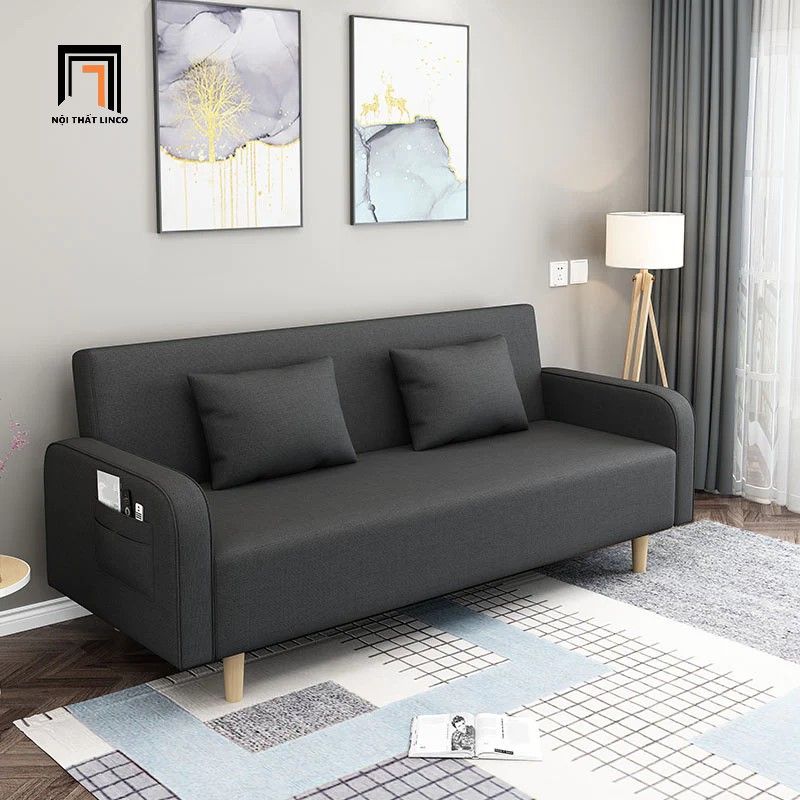 Ghế sofa giường nằm giá rẻ GB65 Iva dài 1m9 cho phòng nhỏ