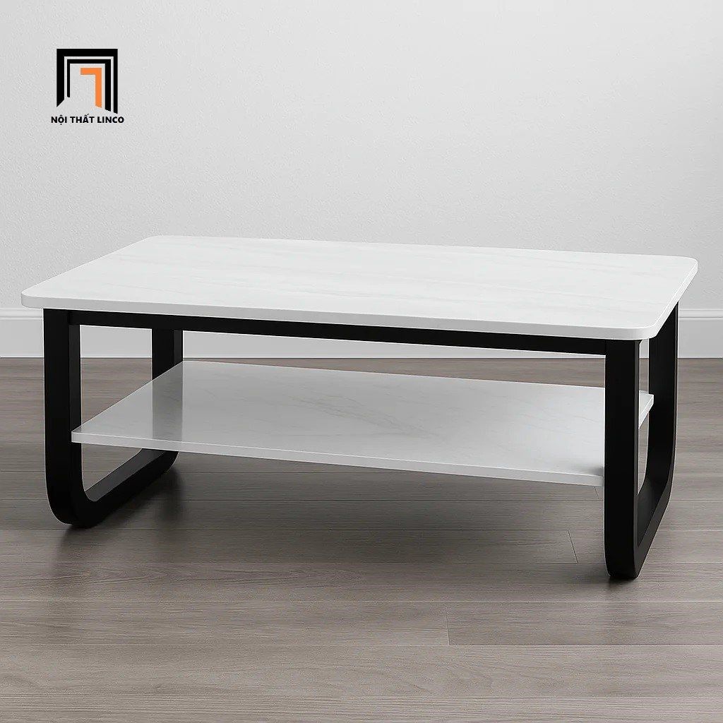 Bàn trà mặt đá chữ nhật giá rẻ BTPK32 Stoveen 1m chung cư