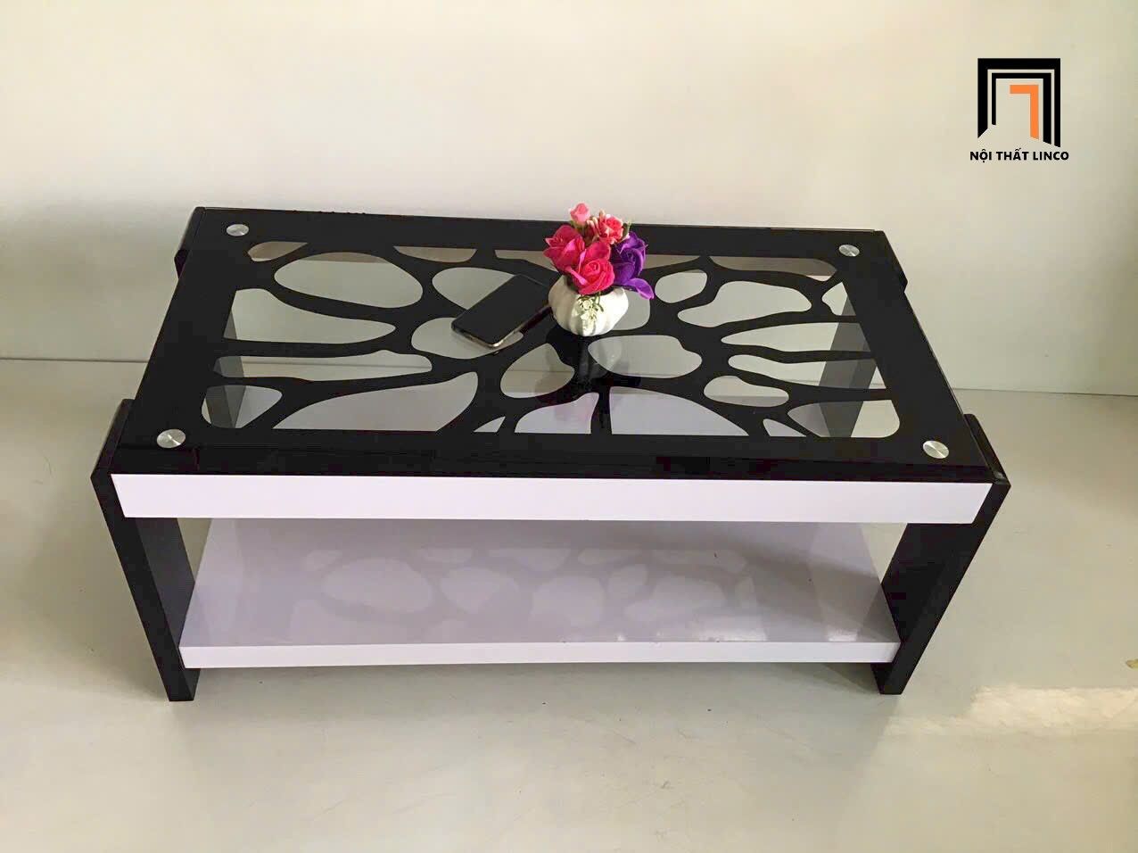 Bàn sofa mặt kính cường lực BTPK56 Lodgen 1m x 50 giá rẻ