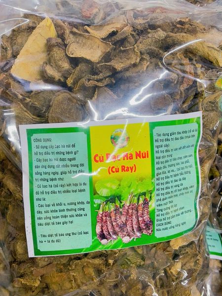 1kg Củ bạc hà núi khô củ ráy khô