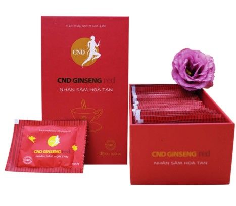 Nhân sâm hòa tan CND GINSENG Red 30 gói Droppii