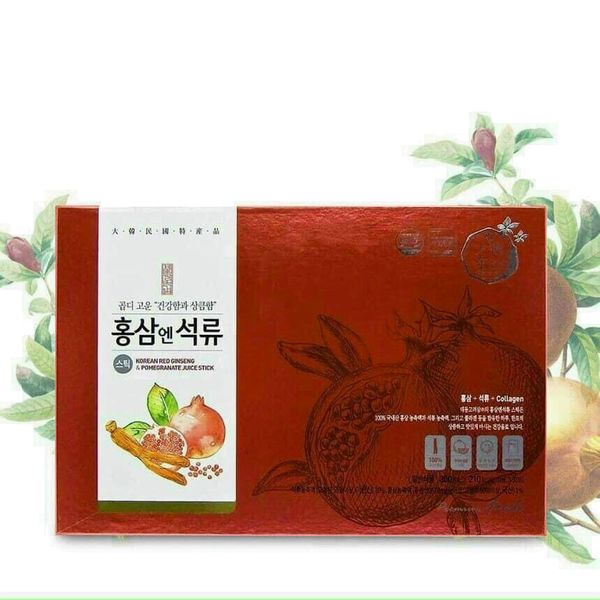 Nước hồng sâm collagen lựu Daedong hộp 30 gói