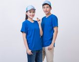 Áo Thun HappyTee - Mẫu Áo Thun Cặp Đôi Basic Chất Cotton 100% Cao Cấp