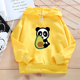 Áo Hoodie HappyTee - Mẫu Áo Hoodie Panda Bơ Đáng Yêu Chất Cotton 100% Cao Cấp
