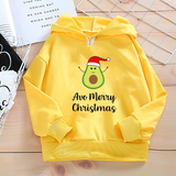 Áo Hoodie HappyTee - Mẫu Áo Hoodie Avo Merry Christmas Chất Cotton 100% Cao Cấp