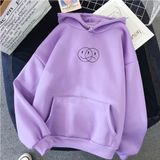 Áo Hoodie HappyTee - Mẫu Áo Hoodie Họa Tiết Mặt Buồn,Mặt Cười Chất Cotton 100% Cao Cấp