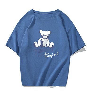 Áo Thun Tay Lỡ Unisex HappyTee - Mẫu Áo Thun Tay Lỡ Graphics Bear Plesant Tumiors Chất Cotton 100% Cao Cấp