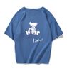 Áo Thun Tay Lỡ Unisex HappyTee - Mẫu Áo Thun Tay Lỡ Graphics Bear Plesant Tumiors Chất Cotton 100% Cao Cấp