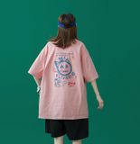 Áo Thun Tay Lỡ Unisex HappyTee - Mẫu Áo Thun Tay Lỡ Họa Tiết Chú Tiểu Quỷ Đáng Yêu TESA CHINESE Chất Cotton 100% Cao Cấp