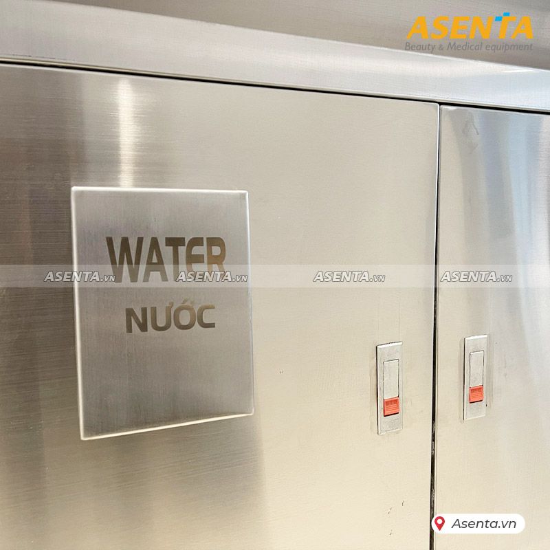 Bồn rửa tay tiệt trùng inox 2 vòi tự động