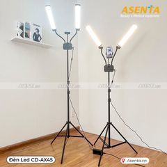 Đèn led livestream 2 nhánh CD-AX45