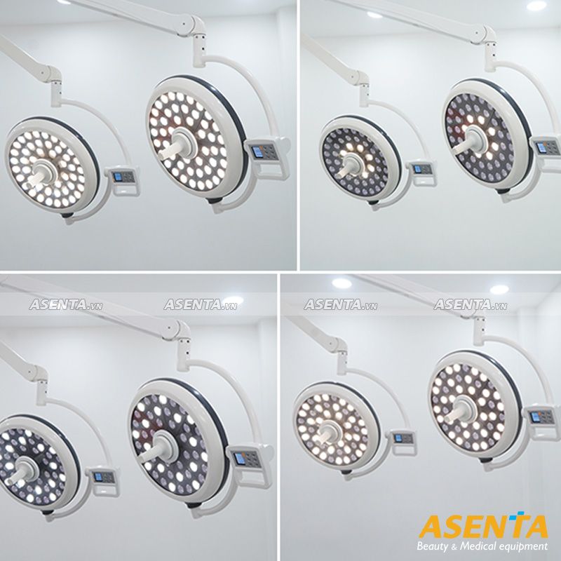 Đèn mổ 2 nhánh Full LED HMSL-500/500-C treo trần