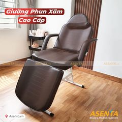 Giường phun xăm nhập khẩu cao cấp HMBB-0502 - Đen