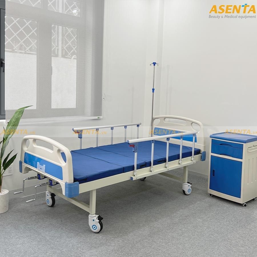 Giường bệnh nhân 2 tay quay A01-II