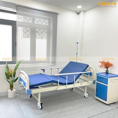 Giường bệnh nhân 2 tay quay A01-II