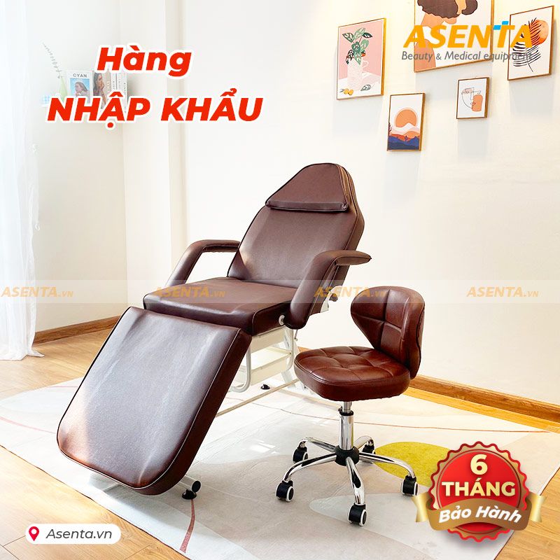 Giường nối mi giá rẻ nhập khẩu HMBB-8200 - Nâu