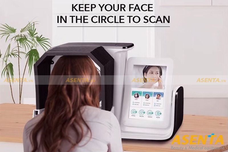 Máy phân tích da Smart Mirror (LD-6021D Android)