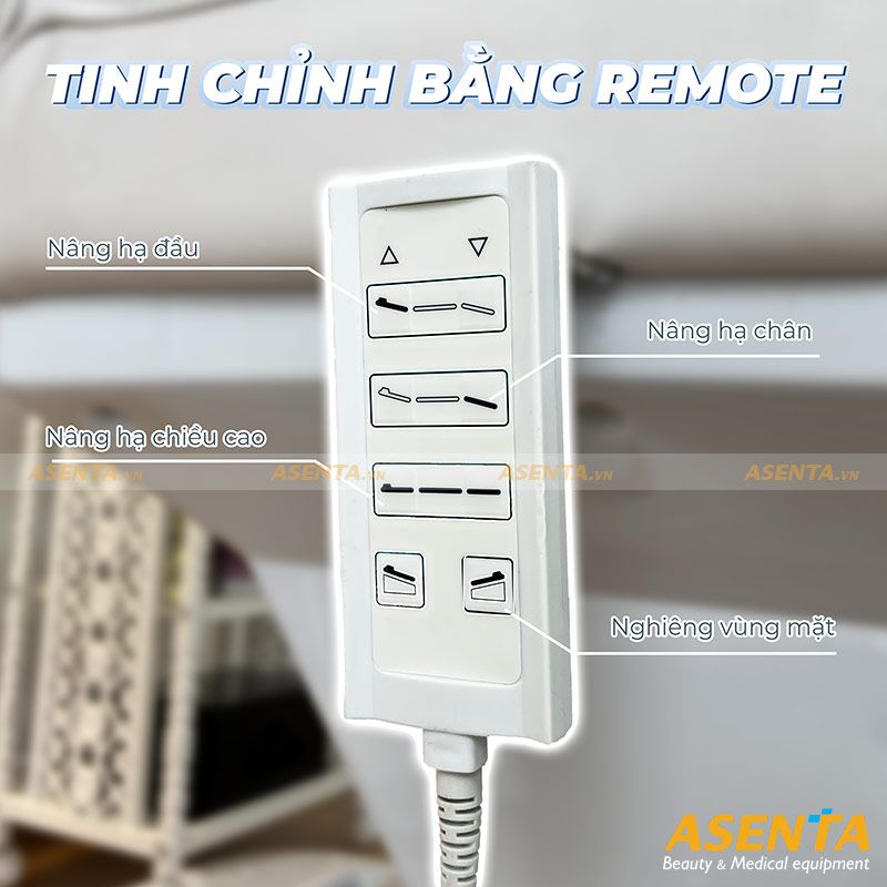 Ghế thẩm mỹ chỉnh điện 4 động cơ HMBB-8064