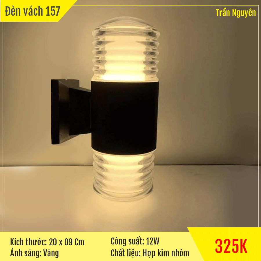 Đèn tường Led ngoài trời, kiểu mới lạ độc đáo – Mã DT157