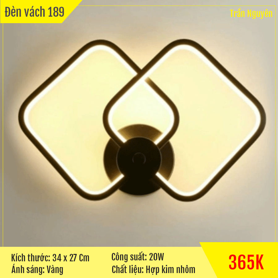 Đèn tường Led ngoài trời, chuẩn kháng nước IP6 – Mã DT189