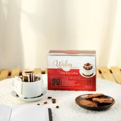 Cà phê phin giấy cao cấp - Wakey Coffee Premium - Hộp 12 gói x 12gr