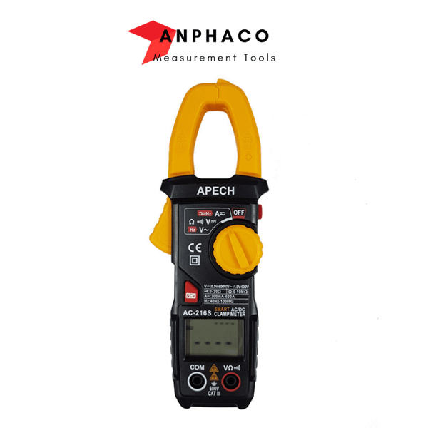 Ampe kìm đo dòng ac/dc thông minh APECH AC-216S