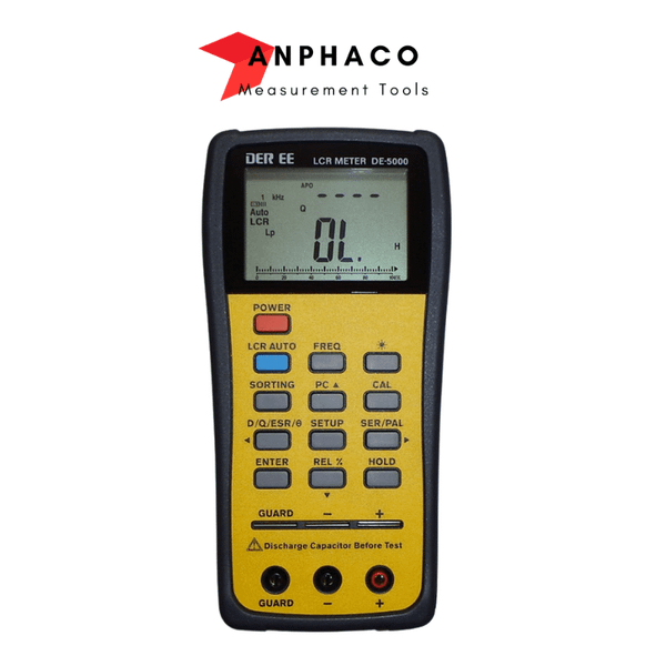 Đồng hồ đo cuộn cảm tụ điện điện trở DEREE DE-5000 - Anphaco