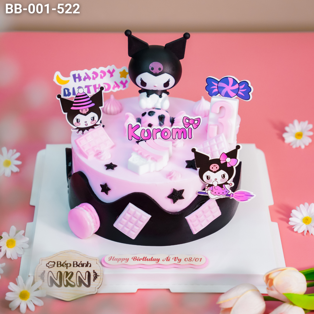 Bánh Sinh Nhật Mèo Kuromi (BB-001-522)