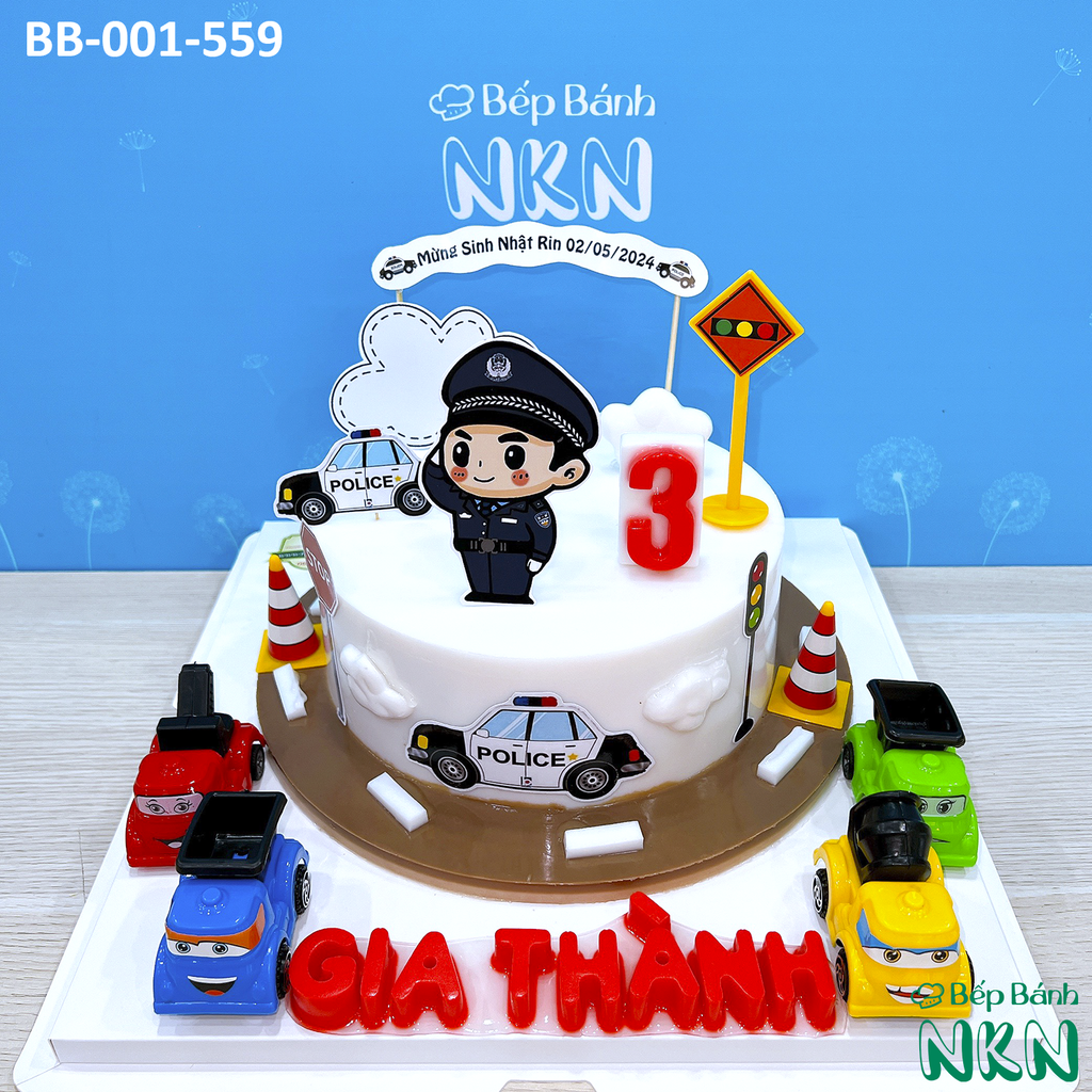 Bánh Sinh Nhật Cảnh Sát Giao Thông (BB-001-559)