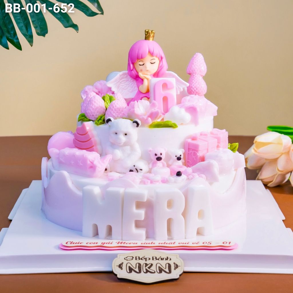 Bánh Sinh Nhật Công Chúa 2 Tầng (BB-001-652)