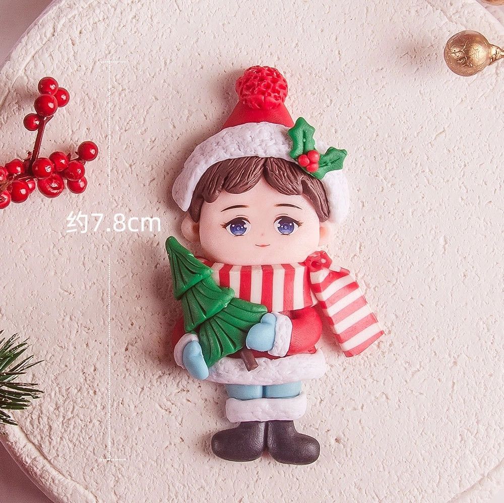 Tượng Em Bé Trai Noel (Silicon) (PKT-999-092)