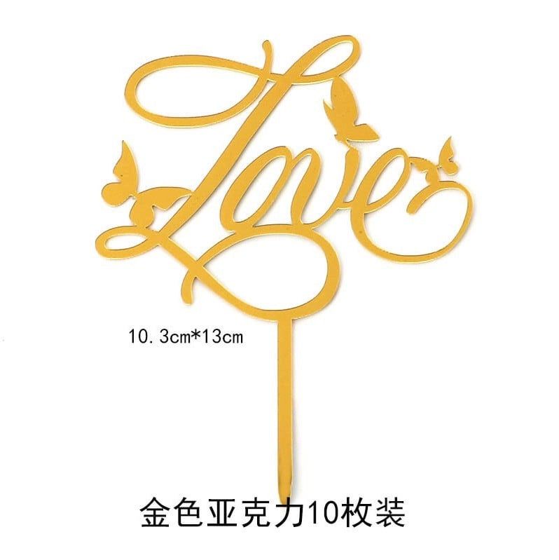 Mica LOVE gắn bướm (PKHBD-994-110)