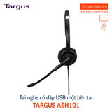  Tai nghe có dây USB một bên tai Targus AEH101 