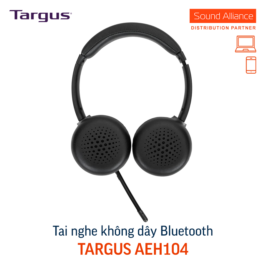  Tai nghe không dây Bluetooth hai bên tai Targus AEH104 