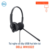  Tai nghe có dây USB hai bên tai Dell WH1022 