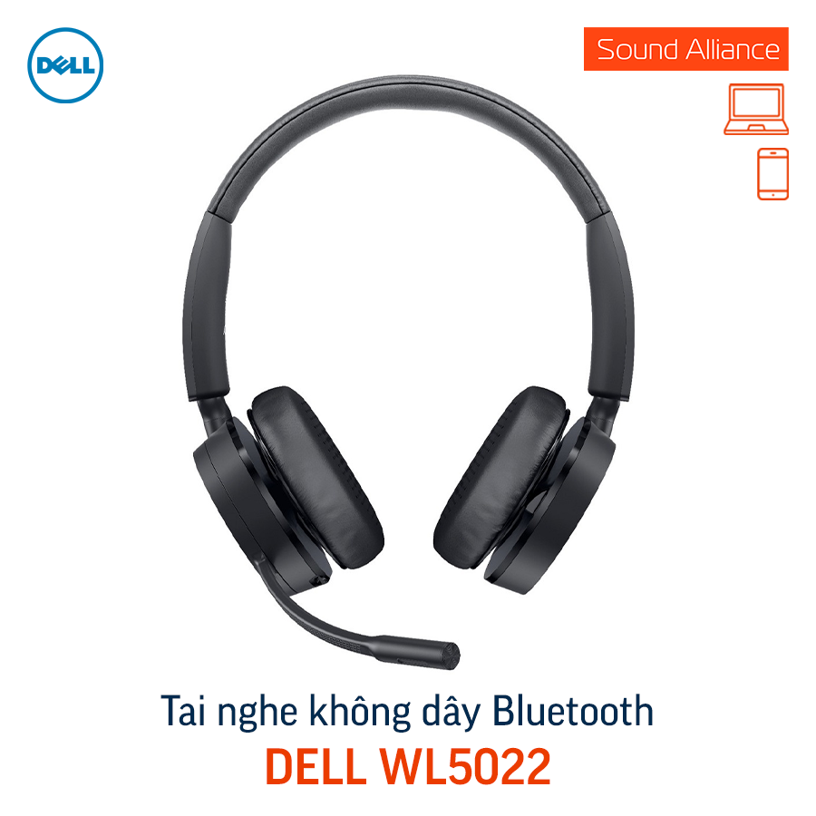  Tai nghe không dây Bluetooth hai bên tai Dell WL5022 