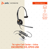  Tai nghe Call Center Poly EncorePro HW510 Series 