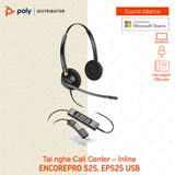  Tai nghe Call Center Poly EncorePro HW520 Series 