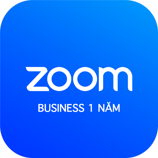  Phần mềm họp trực tuyến Zoom Business (01 năm) 