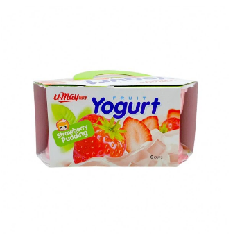 Thạch vị dâu Strawberry Yogurt Fruits 660g/6
