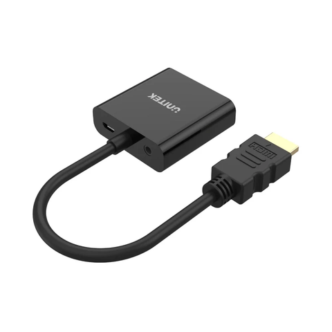  Cáp Chuyển Đổi Unitek HDMI Sang VGA + Audio (Y6333) 