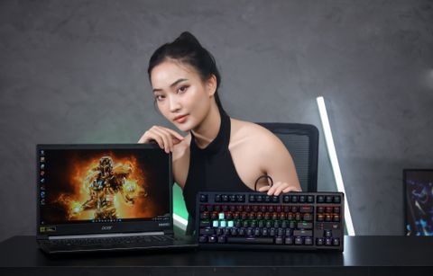  Bàn phím cơ Acer Gaming Predator PKB010 Aethon TKL 301 (Có dây - Kết nối USB) 