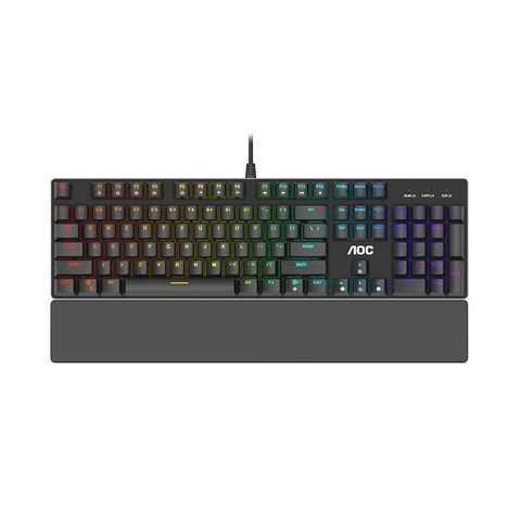  Bàn phím cơ AOC GK500 RGB Outemu Gaming Blue Switch (Có dây - Kết nối USB) 