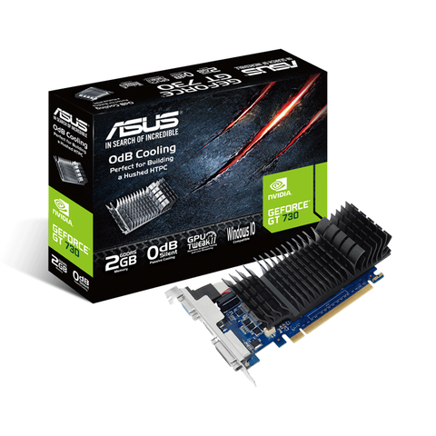  Card màn hình Asus GeForce GT 730 2GB DDR5 (GT730-SL-2GD5-BRK) 