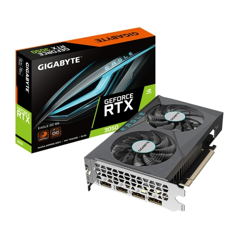  Card màn hình Gigabyte GeForce RTX 3050 Eagle OC 6G (GV-N3050EAGLE OC-6GD) 