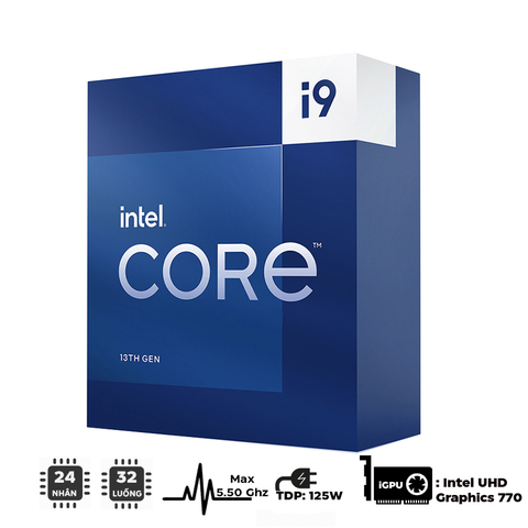  CPU Intel Core i9-13900 (2.0Ghz up to 5.6GHz, 24 nhân 32 luồng, 36MB Cache) - Socket FCLGA1700 