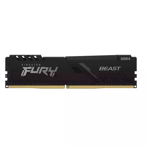  Ram Desktop/PC Kingston DDR4 3600MHz 8GB Fury Beast Black (KF436C17BB/8) 